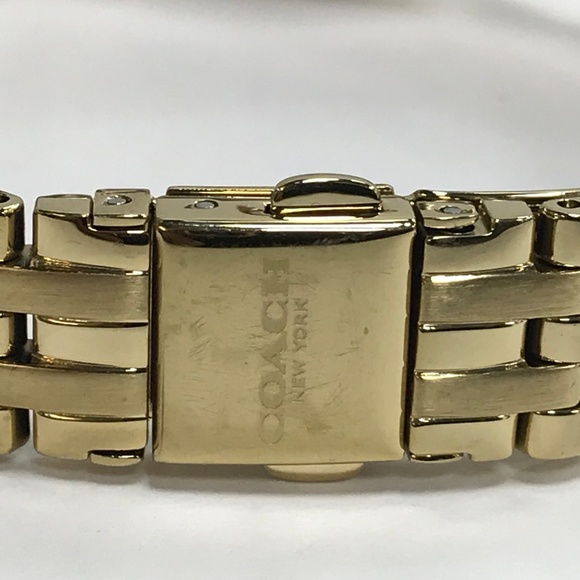 Coach Delancey MOP Gold TOne Ladies Quartz Watch - Picture 4 of 7